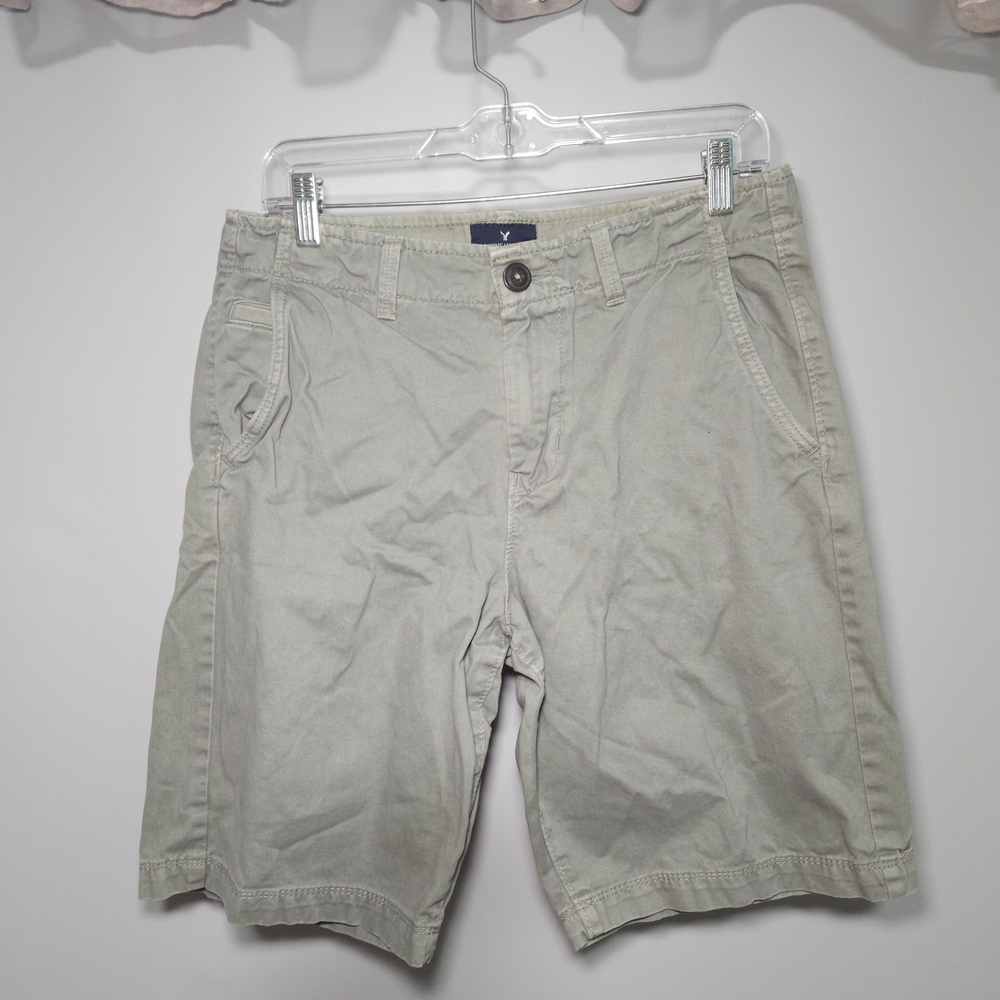 American Eagle EUC Men's Gray/Green Shorts • Size 30